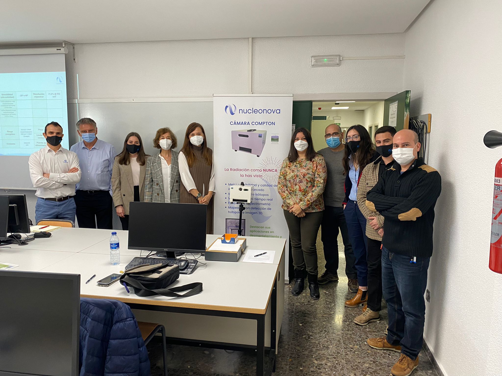 NUCLEONOVA Presenta la Cámara Compton V3 de DAMAVAN